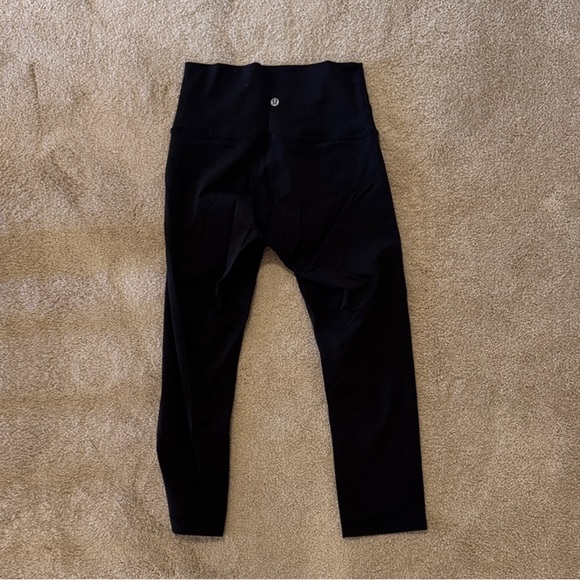 Lululemon Athletica Cropped Black Leggings - Picture 2 of 2